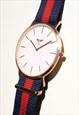 SUPER SLIM ROSE GOLD LOOP STRAP WATCH