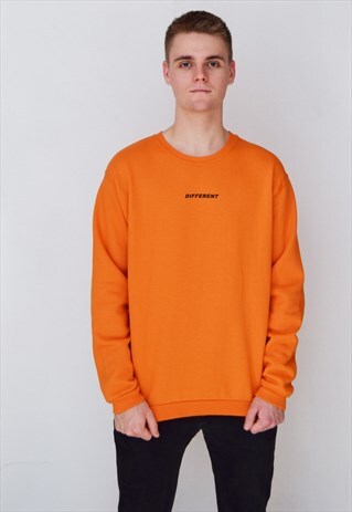 ORANGE DIFFERENT SWEATSHIRT