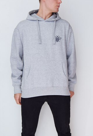 GREY BEE (NAVY) HOODIE
