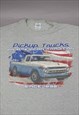 VINTAGE PICKUP TRUCK GRAPHIC T-SHIRT IN GREY