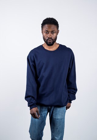 VINTAGE 1990S BLUE SWEATER