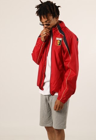 VINTAGE ASICS LIGHTWEIGHT FESTIVAL FOOTBALL JACKET