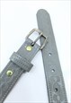 90S VINTAGE GREY FLORAL BELT (SIZE XL-XXL)