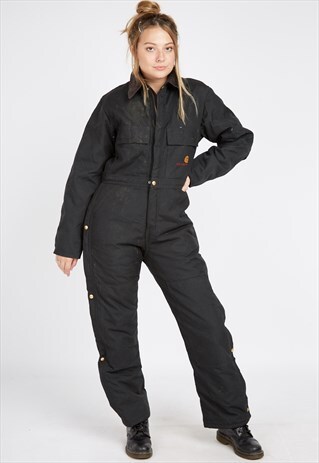 VINTAGE BLACK CARHARTT BOILERSUIT
