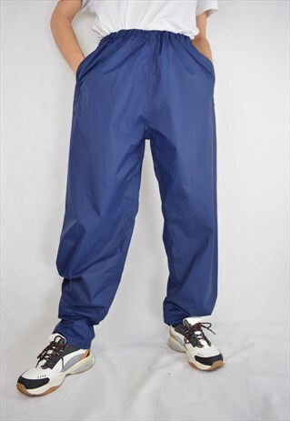 VINTAGE BLUE RAVE SPORTS JOGGERS