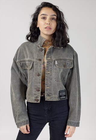 VINTAGE 90'S GREY DENIM JACKET