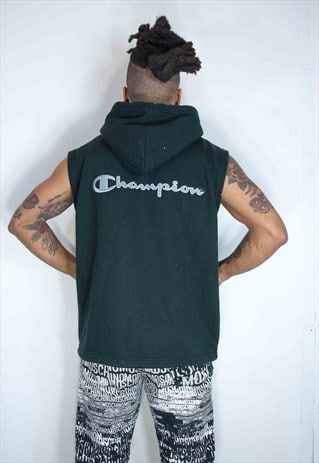 champion sleeveless hoodie