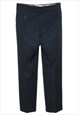 VINTAGE 1970S NAVY CLASSIC TROUSERS - W32