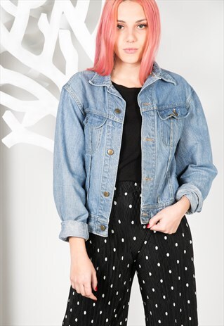 VINTAGE 80'S LEE DENIM JACKET 0246 / 5001 / 403