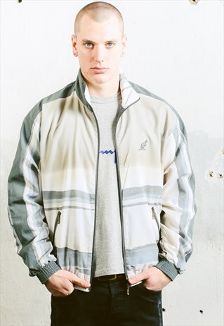 VINTAGE MONOCHROME SHELL JACKET