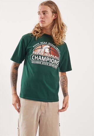 VINTAGE MICHIGAN STATE SPARTANS GRAPHIC T-SHIRT