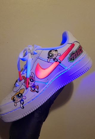 Nike Air force 1 Neon Glow in dark Sneakers 