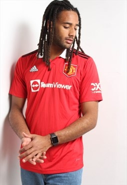 Adidas Manchester United Football Shirt Red