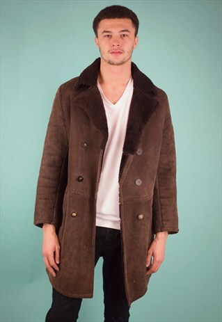 VINTAGE 90'S SHEARLING COAT