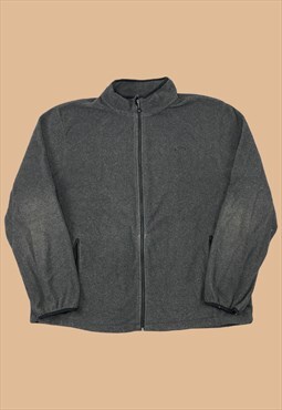 Vintage Fleece Champion Fleece Full Zip Grey XXL