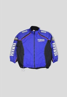 Vintage Yamaha Motorcycle Racing Jacket in Blue