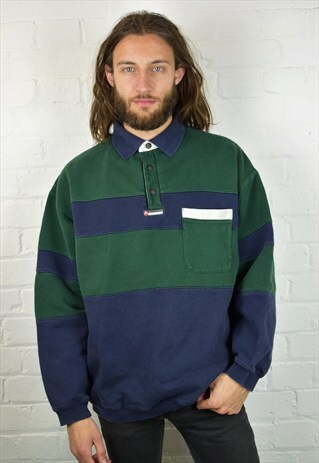 VINTAGE 90'S 1/4 BUTTON SWEATSHIRT