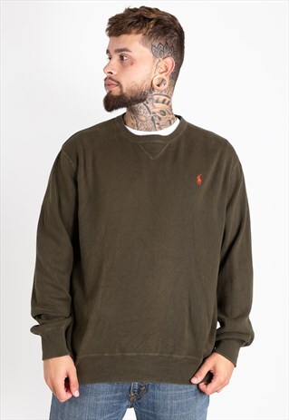 VINTAGE 80S POLO RALPH LAUREN KNIT JUMPER / S0446