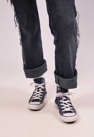 VINTAGE CONVERSE CHUNK TAYLOR HIGH TOP TRAINERS BLUE