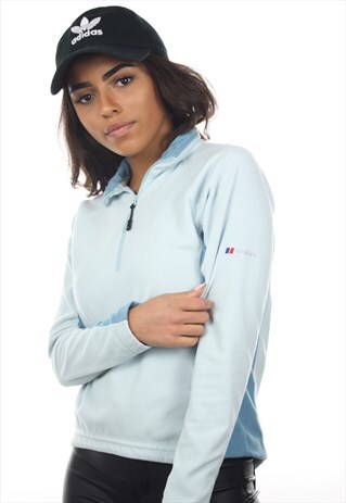 VINTAGE BERGHAUS FULL ZIP FLEECE TOP