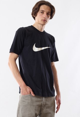 90'S VINTAGE MENS NIKE BIG LOGO SPELL OUT T SHIRT TEE