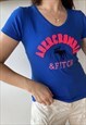 Vintage Y2K 00s ABERCROMBIE & FITCH blouse top t-shirt