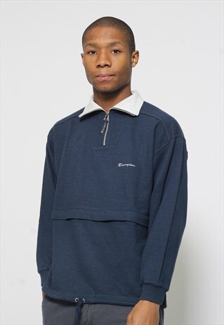 VINTAGE CHAMPION 1/4 ZIP SWEATSHIRT