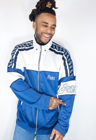 ASICS LONGSLEEVE VINTAGE JACKET BLUE