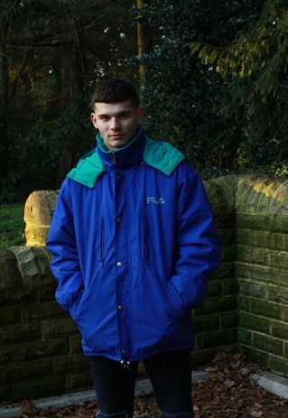 VINTAGE FILA MAGIC LINE WATERPROOF QUILTED JACKED