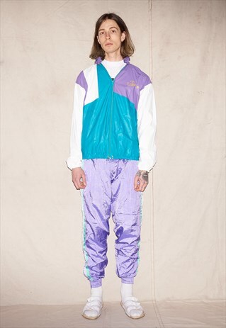 90S SUPER FANCY VINYL FESTIVAL WATERPROOF WINDBREAKER JACKET