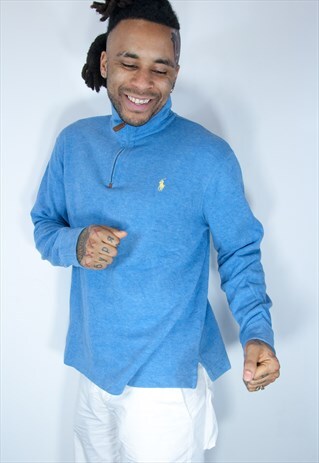 RALPH LAUREN 1/4 ZIP SWEATSHIRT