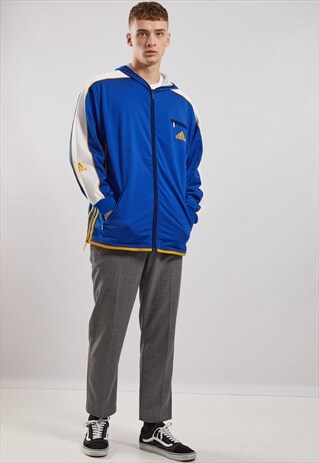 VINTAGE ADIDAS HOODED TRACK JACKET
