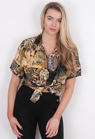 VINTAGE PATTERN SHIRT CVSS038