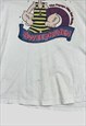 VINTAGE 90S POPEYE T-SHIRT WHITE WITH SCREEN PRINTED DESIGN