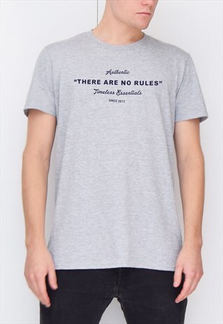 GREY TIMELESS (NAVY) T-SHIRT