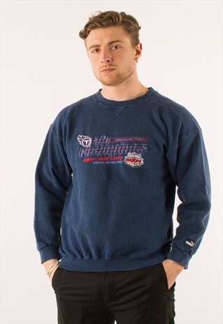VINTAGE 2000 NAVY NFL SUPERBOWL CHAMPIONS SWEATSHIRT LARGE