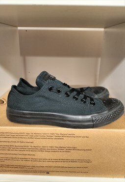Converse Chuck Taylor Canvas Trainer Shoes Black UK5
