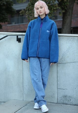 VINTAGE 90'S FULL ZIP FLEECE JACKET S M
