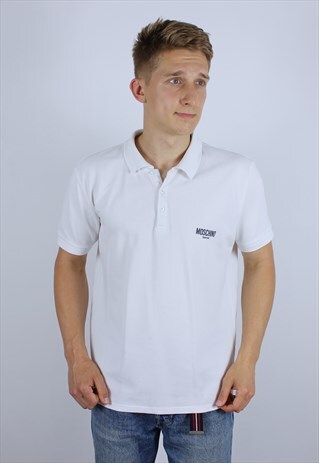 VINTAGE POLO MOSCHINO SWIM MENS T-SHIRT TOP