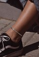 SNAKE ANKLET SILVER