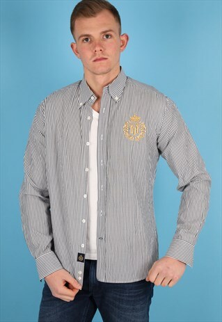 VINTAGE TOMMY HILFIGER STRIPE SHIRT NS187
