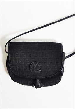 Fendi Monogram Canvas Leather Bag, Fendi Zucca Zucchino Bag