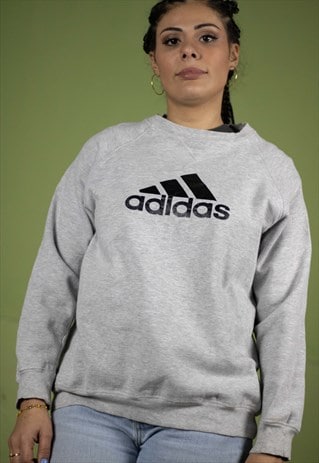 Vintage Adidas Original Sweatshirt in Grey M