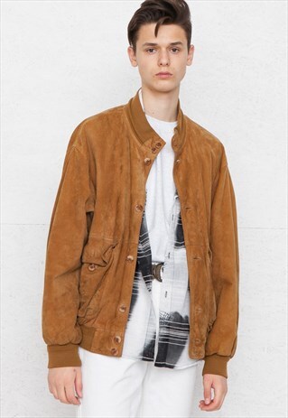 VINTAGE BROWN SUEDE JACKET