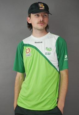 Vintage Reebok North Queensland Football Shirt in Green