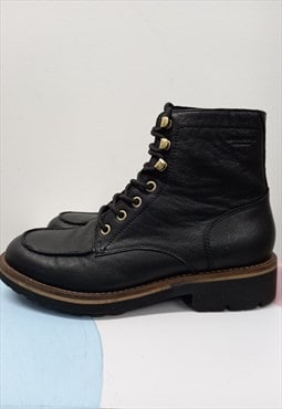 00's Vagabond Ankle Boots Black Leather 