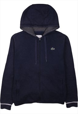 Vintage 90's Lacoste Hoodie Full Zip Up Navy