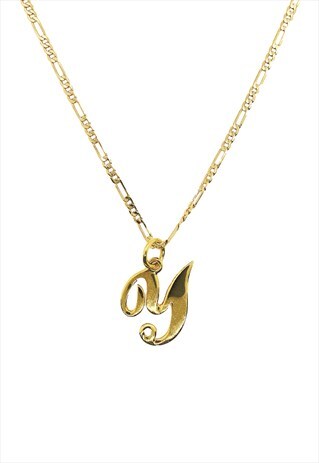 GOTHIC LETTER PERSONALLIZED NECKLACE