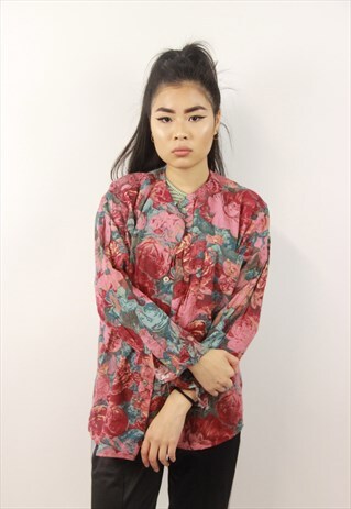 VINTAGE FLORAL PATTERNED SHIRT