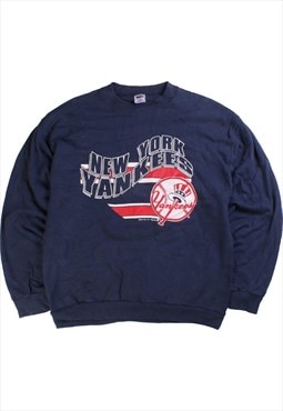 Vintage 90's Trench Sweatshirt 1989 Crewneck Navy